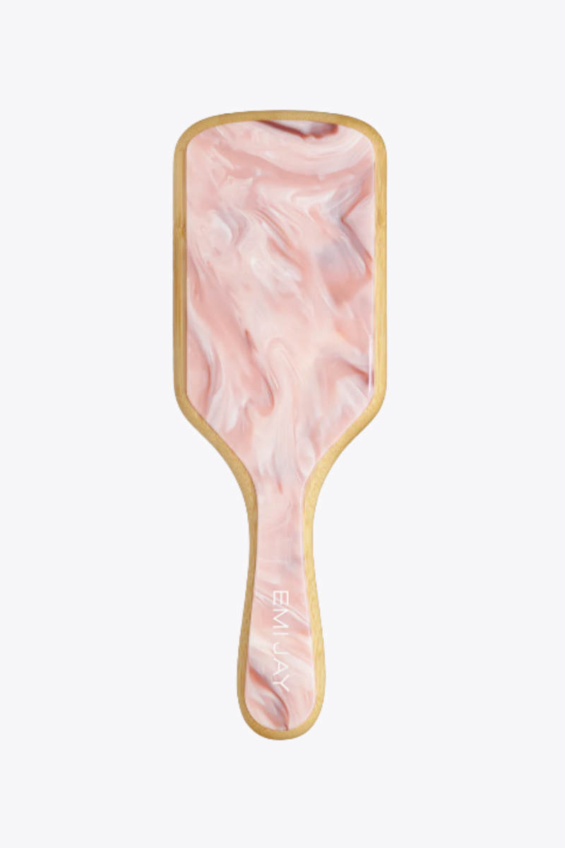 Bamboo Paddle Brush in Pink Chantilly