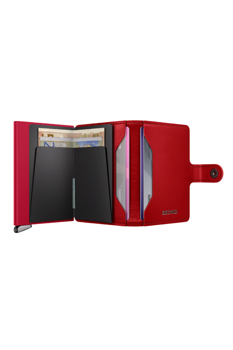 Premium Miniwallet - Emboss Diamond Red