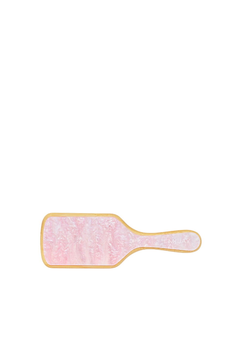 Bamboo Paddle Brush in Pink Sugar