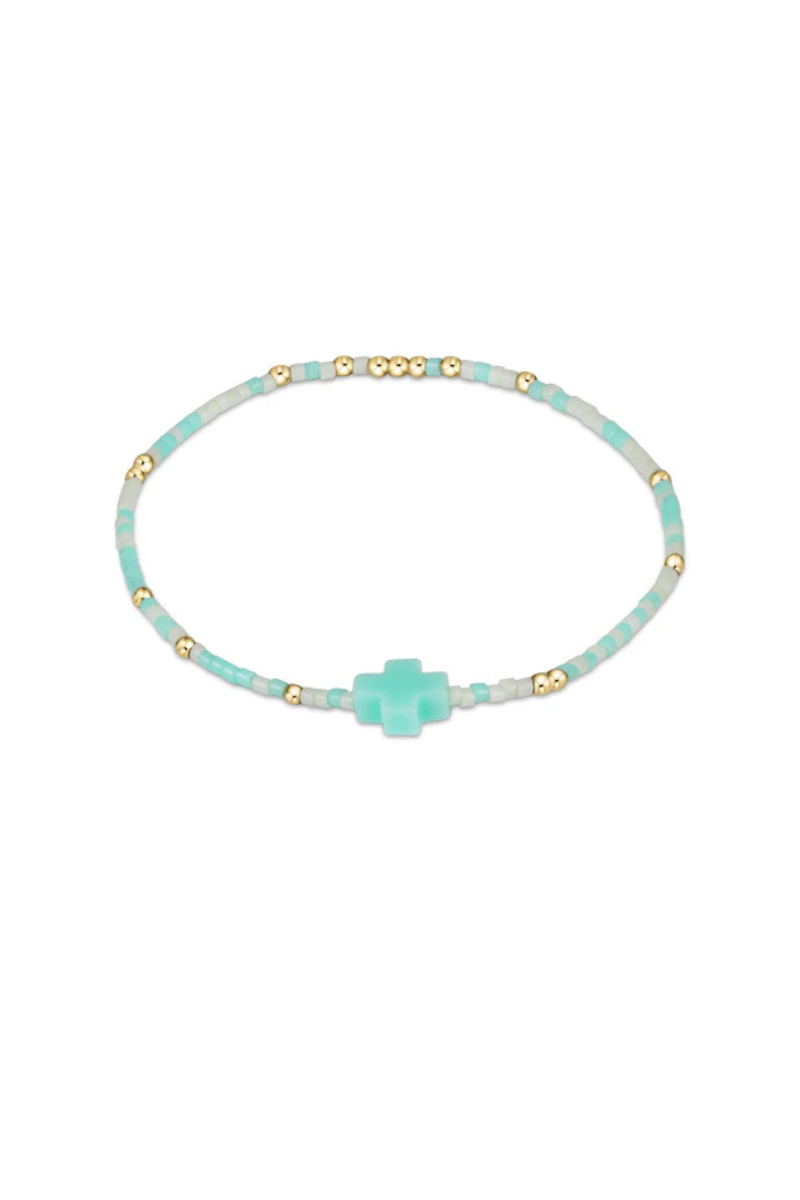 egirl hope unwritten signature cross bracelet - what i mint to say