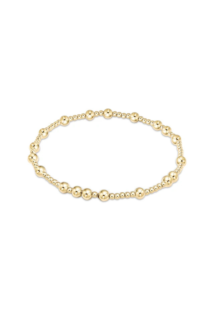 egirl Hope Unwritten 4mm Bead Bracelet - Gold