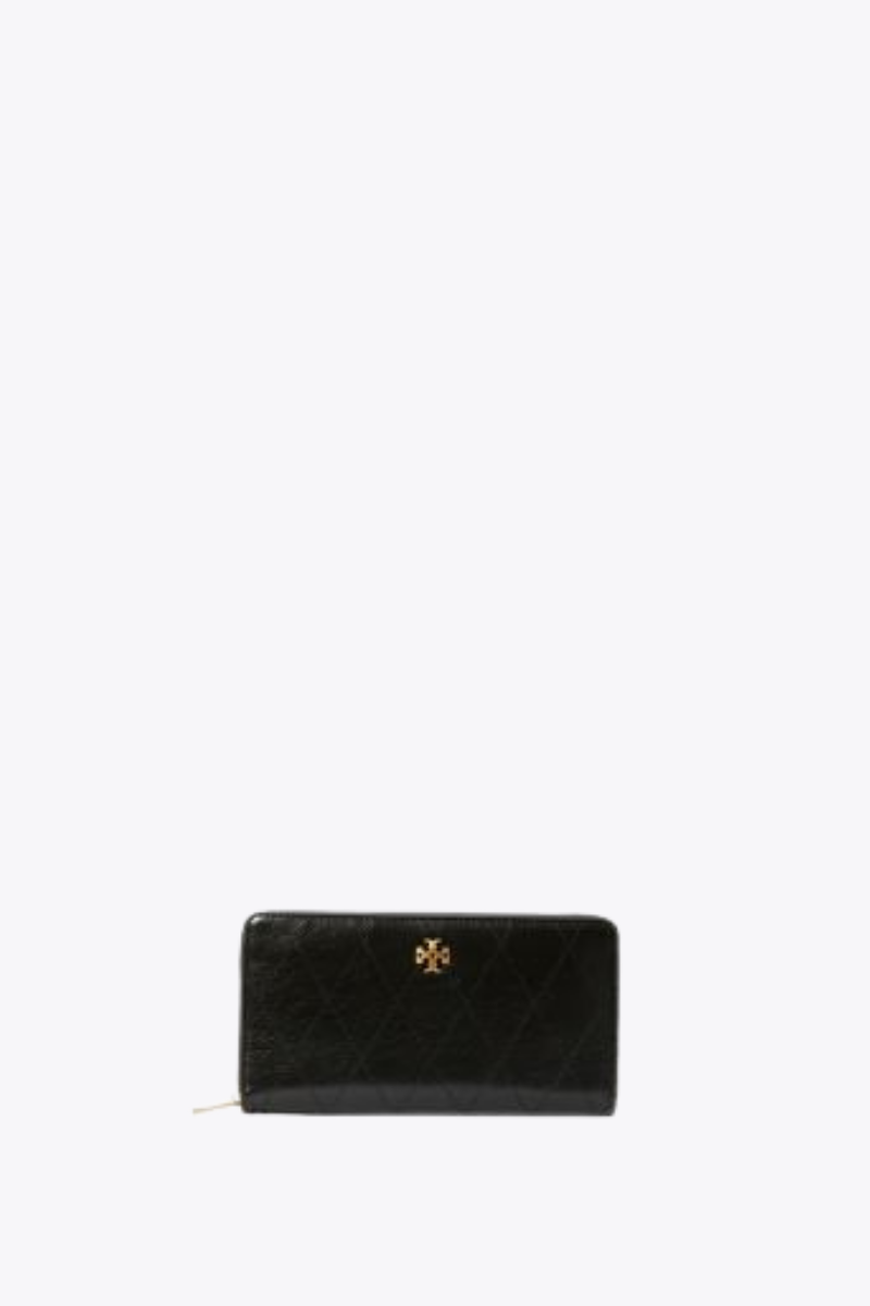 Charlie Quilted Zip Continental Wallet