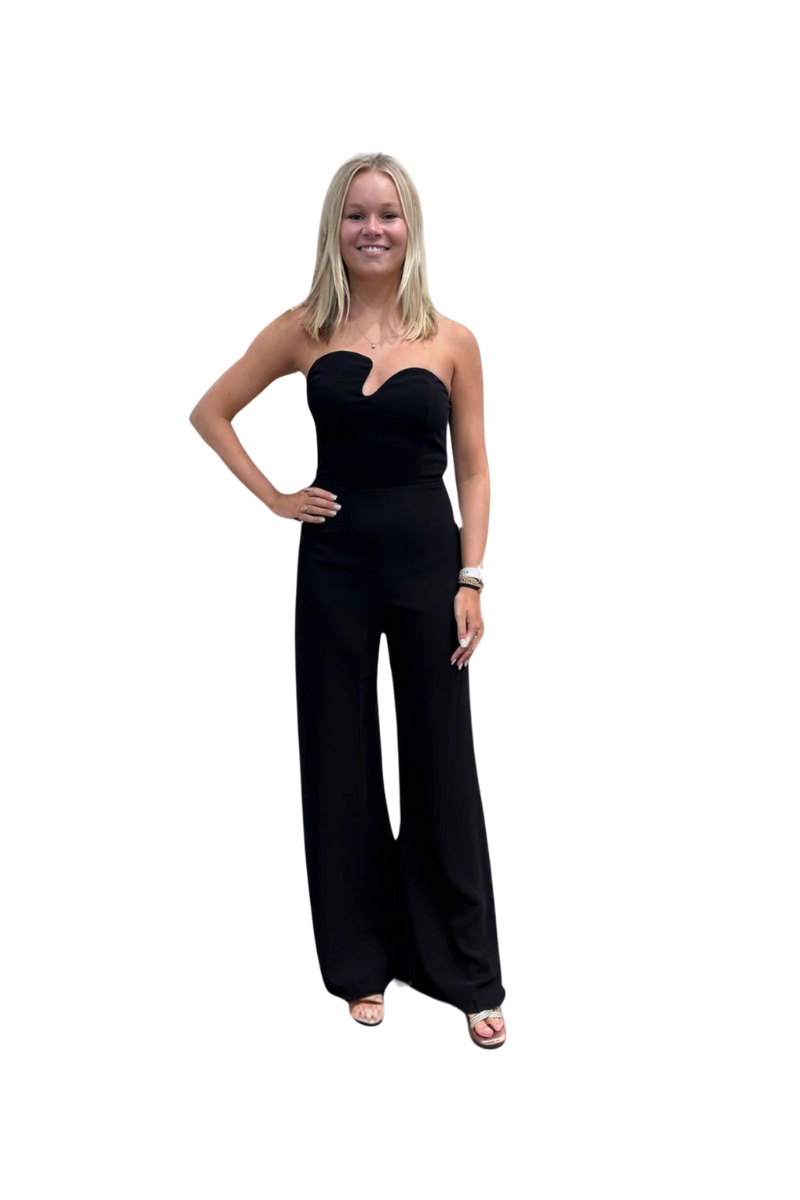 Strapless Puzzle Jumpsuit