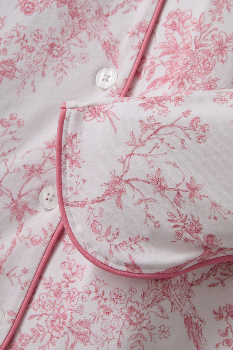 Womens Pima Cotton Tulip Pajama Set