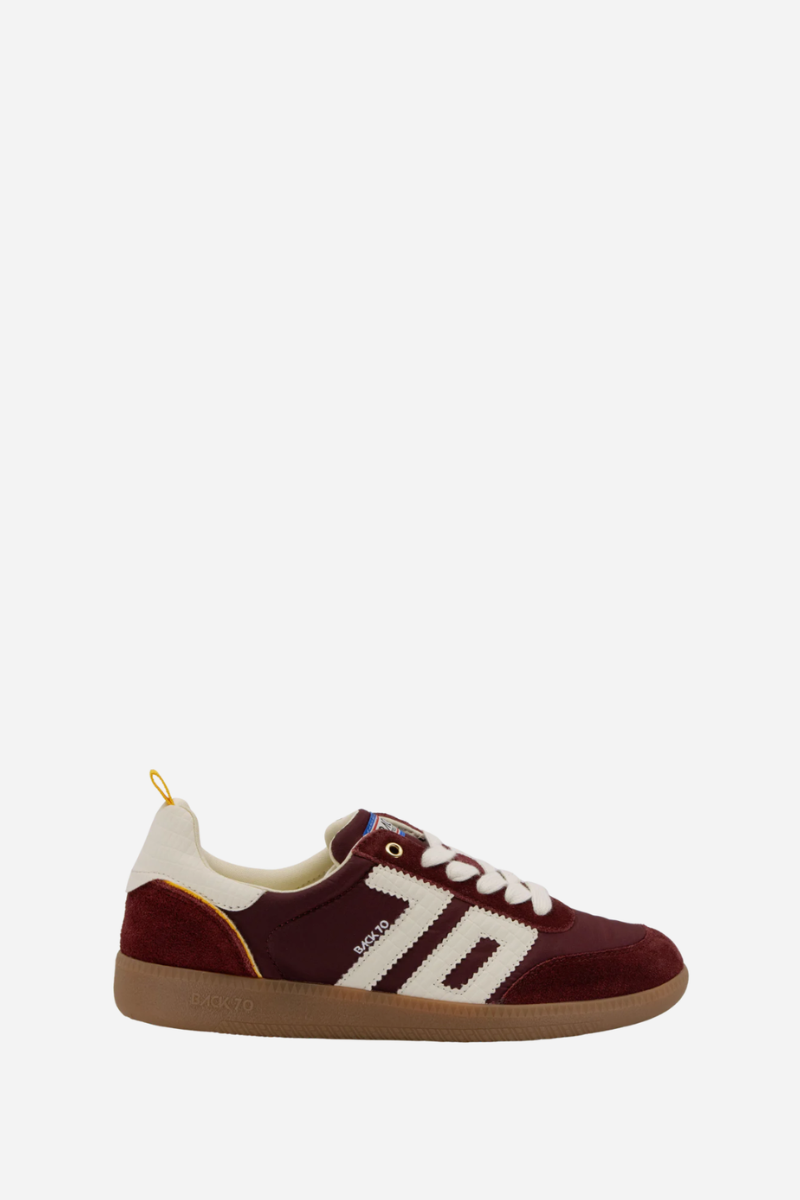 Back 70 Streetwear Ghost Sneakers Wine Yellow Milk