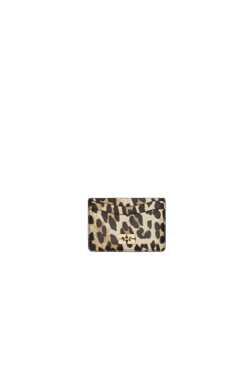 Ganni Bou Card Holder Print