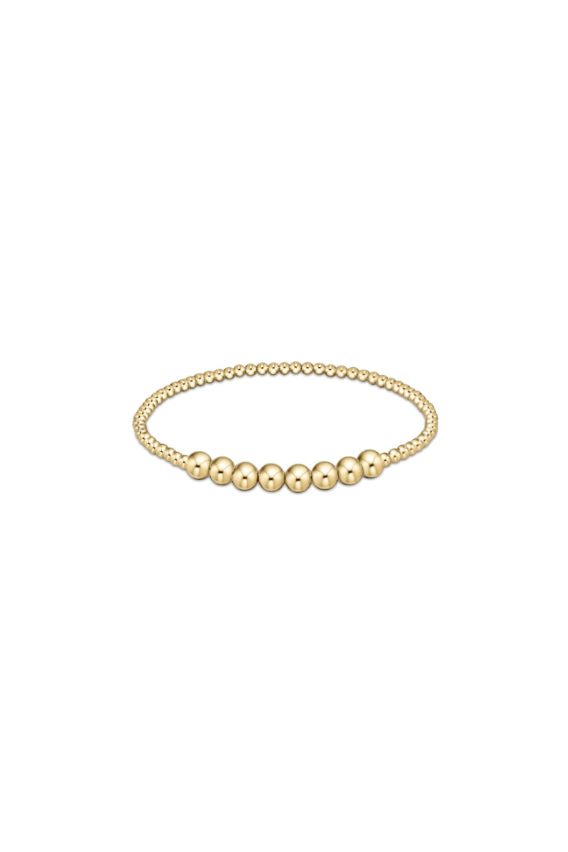 Classic Gold Beaded Bliss Bead Bracelet - 5mm Gold