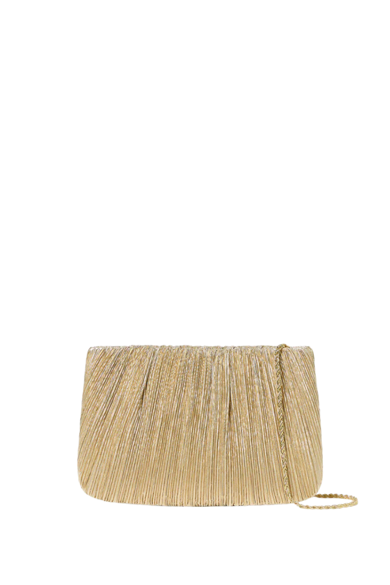 Brit Pleated Flat Clutch