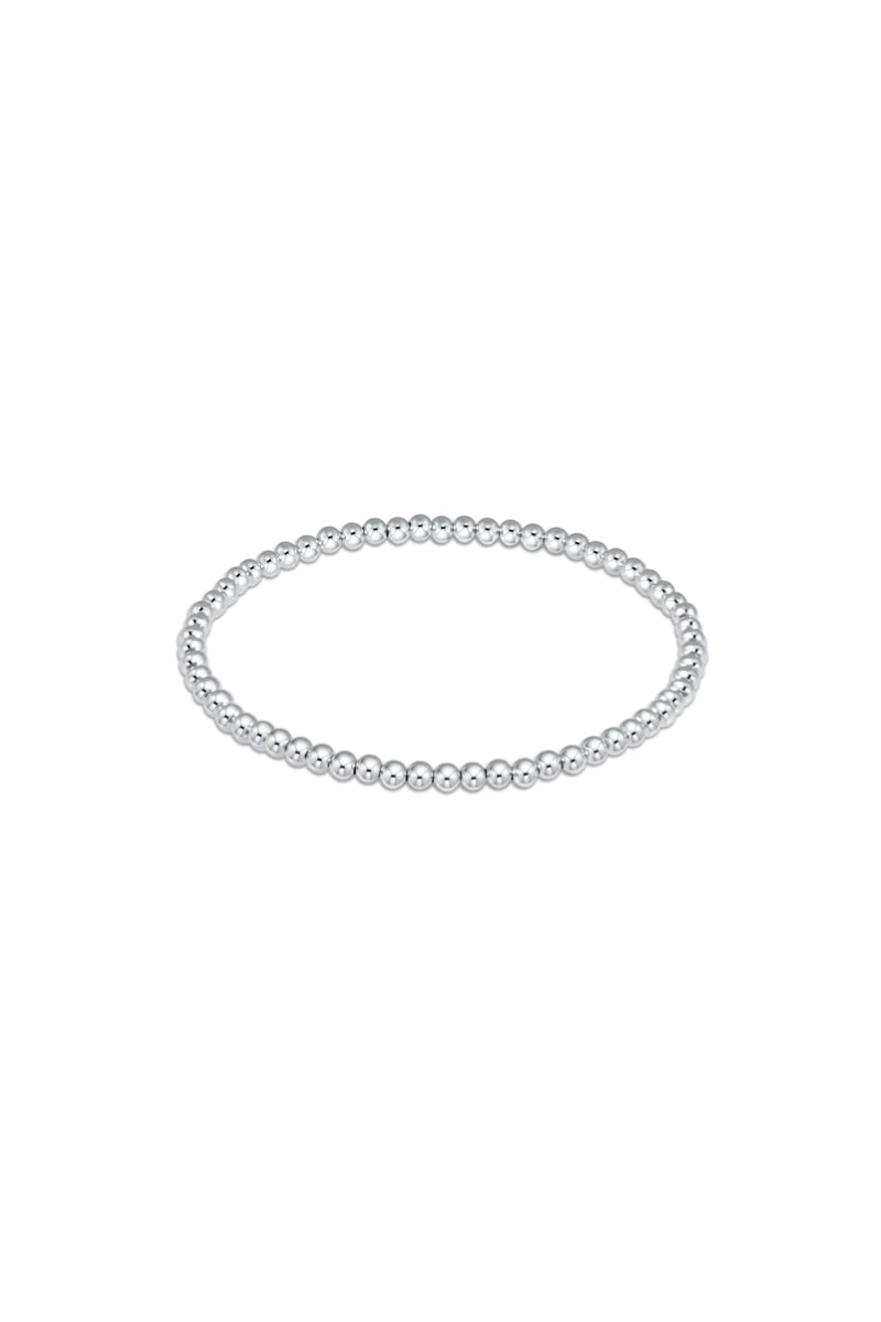 Classic Sterling 2.5mm Bead Bracelet