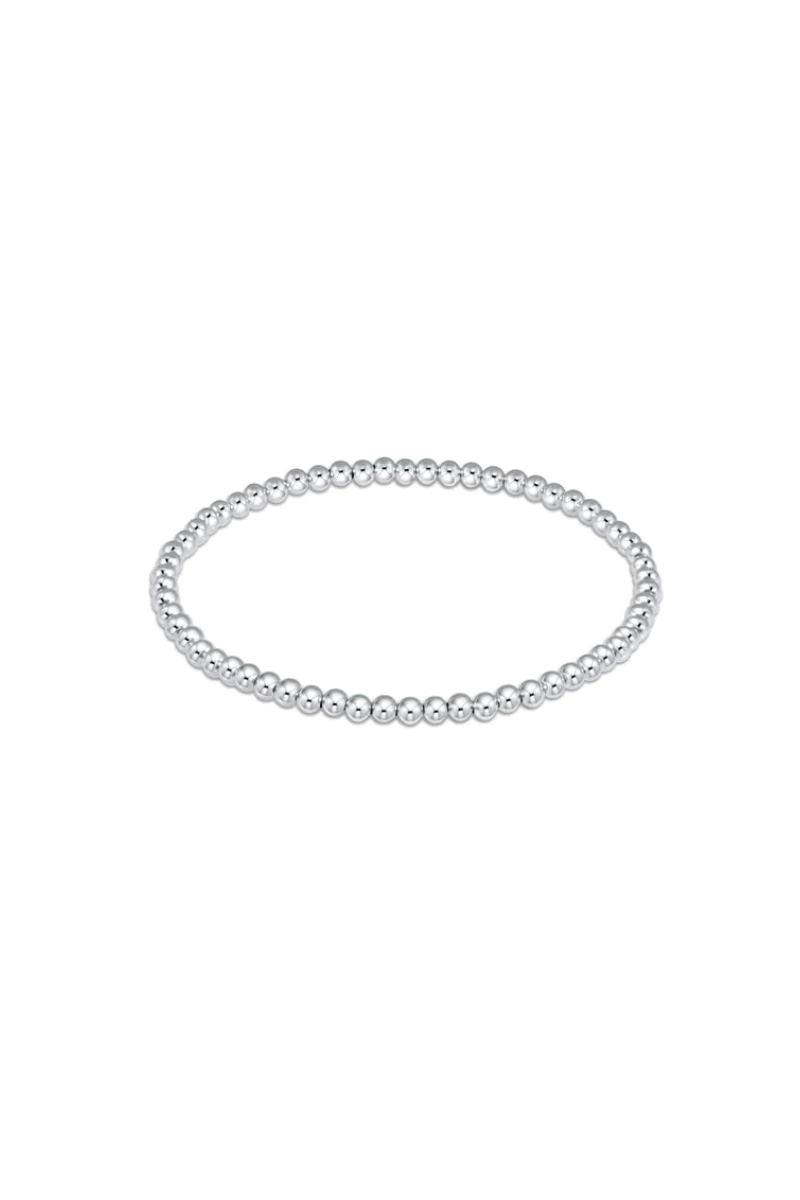 Classic Sterling 3mm Bead Bracelet