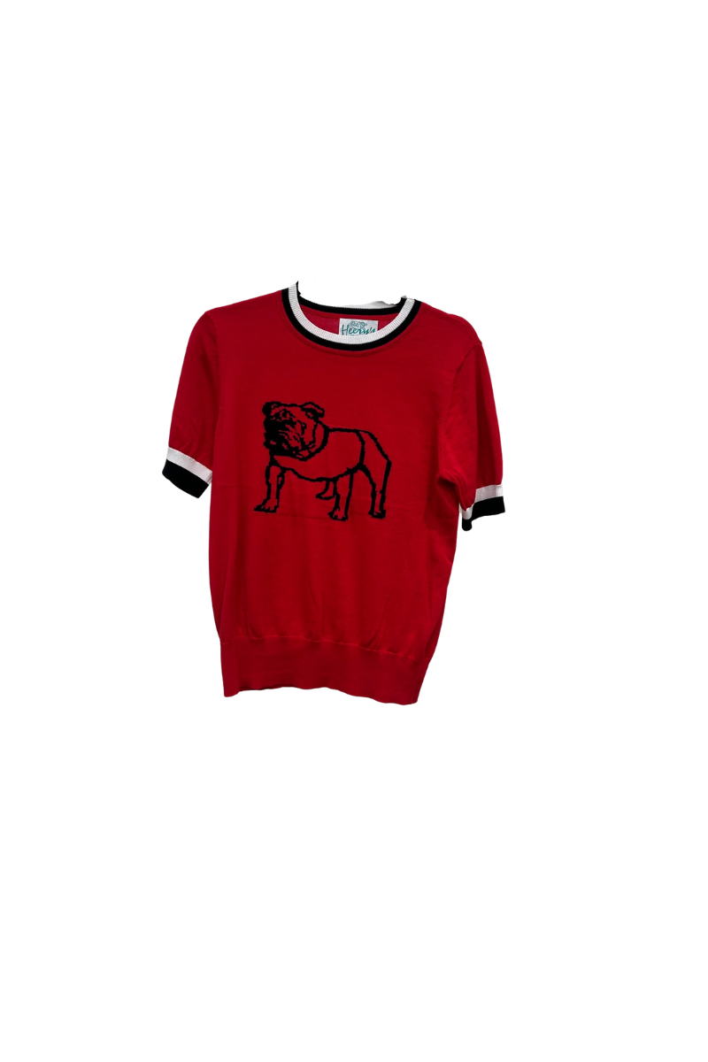 Bulldog Outline Game Day Sweater