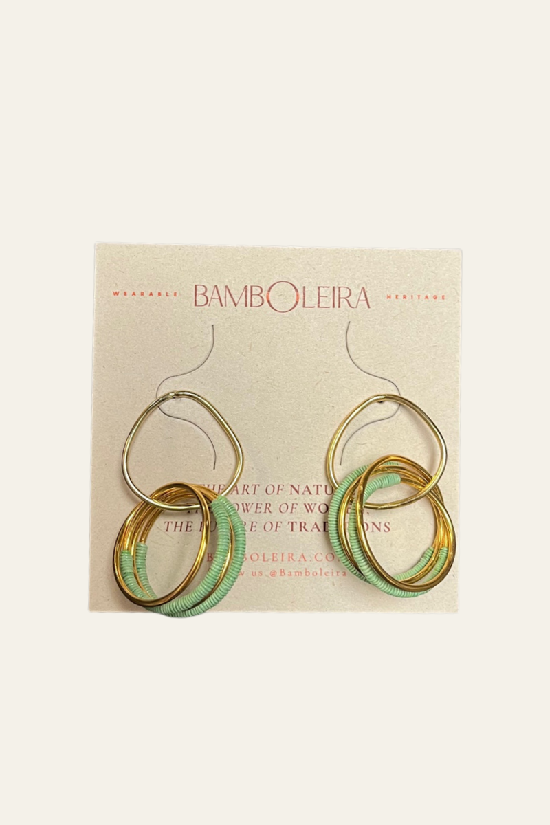 Malik Baby Earrings Mint