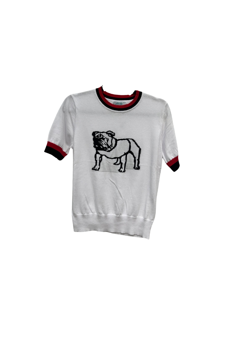 Bulldog Outline Game Day Sweater