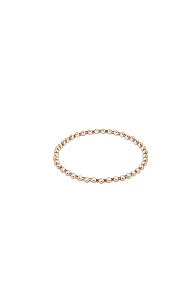 Hope Grateful Bracelet - Pink Metallic