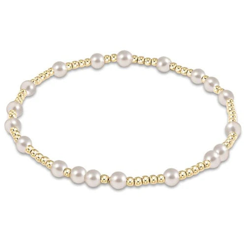 EXTENDS Hope Unwritten 4mm Bead Bracelet - Pearl