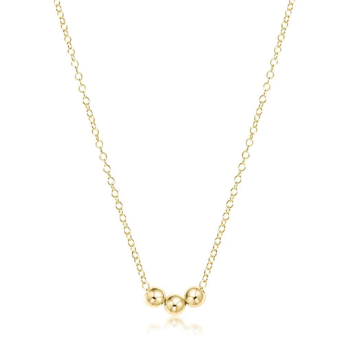 16" Necklace Gold - Joy 3mm