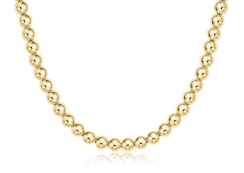 15" Choker Classic Gold 6mm Bead