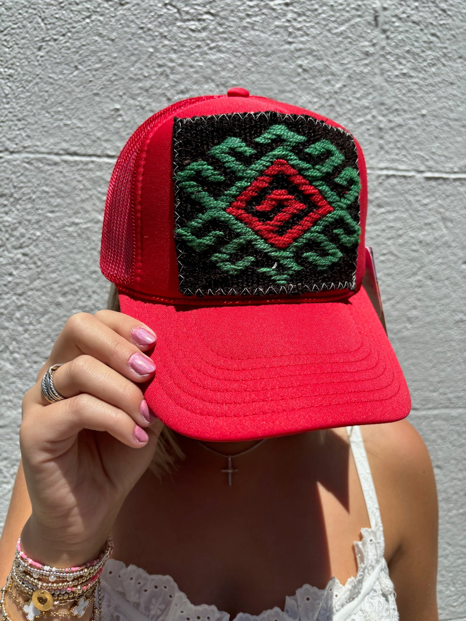 Kilim Patch Trucker Hat