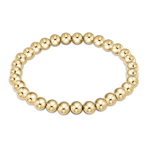 EXTENDS Classic Gold 6mm Bead Bracelet