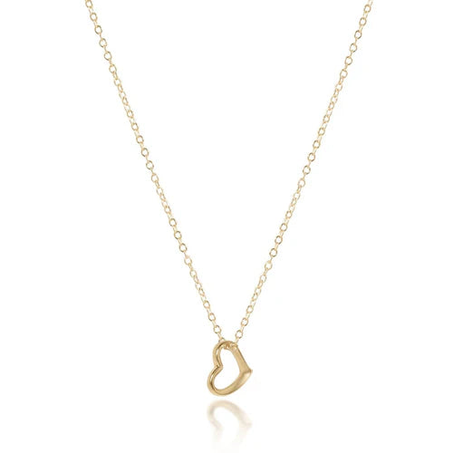 egirl 14" Necklace Gold - Love Small Gold Charm