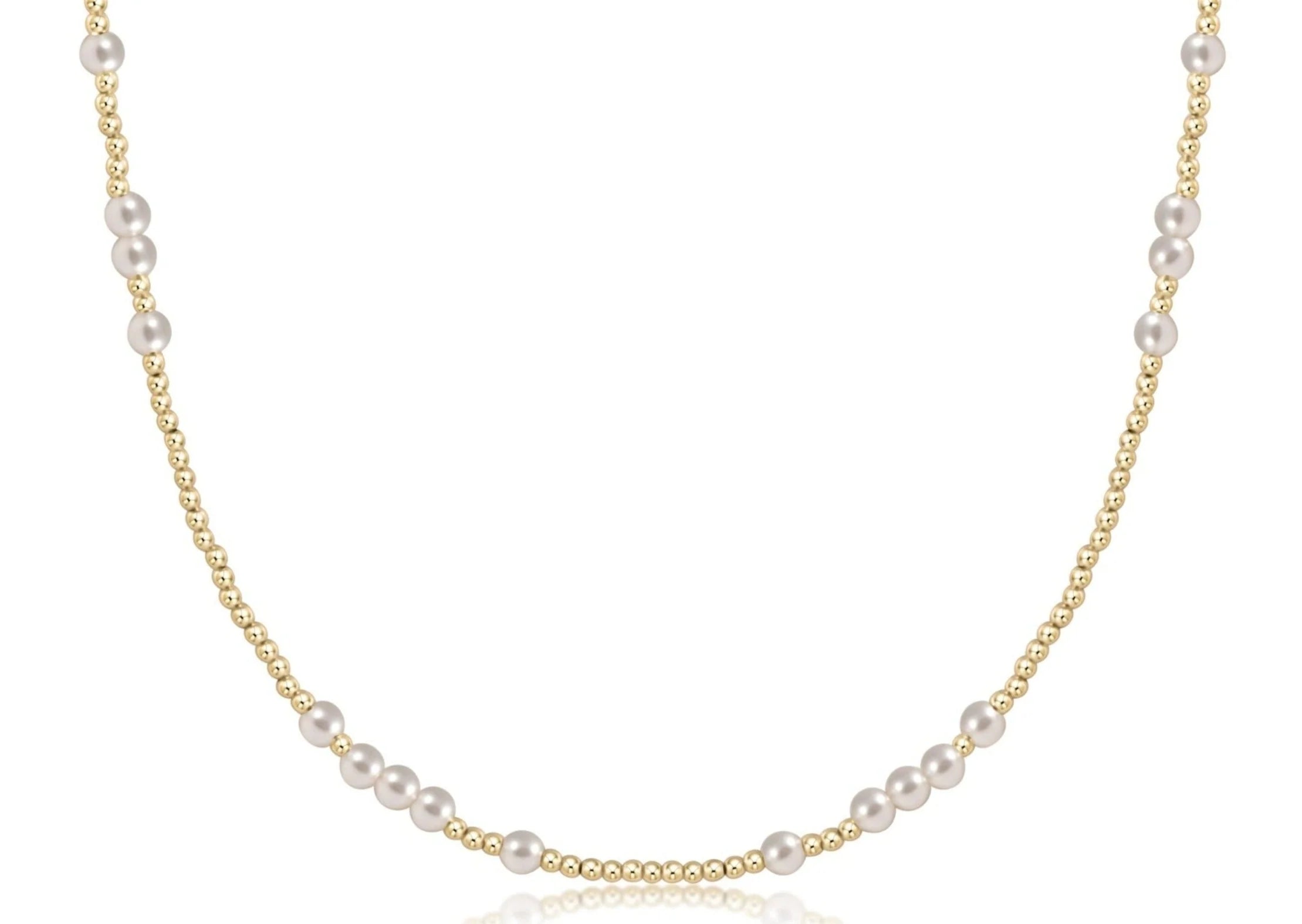 15" Choker Hope Unwritten - Pearl