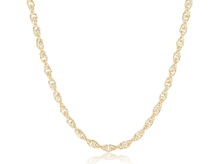 15" Choker Rope Chain - Gold