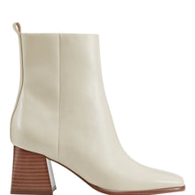 Load image into Gallery viewer, Marc Fisher - Chic Cream Leather Flora Square Toe Bootie