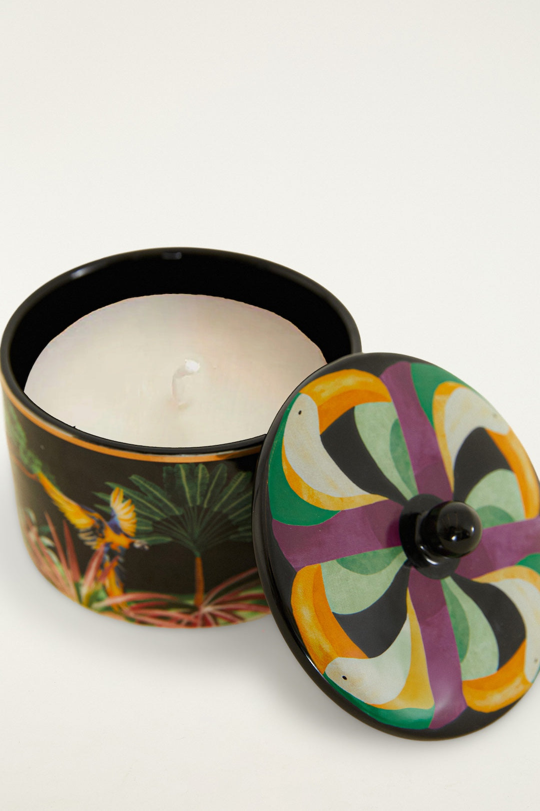 TROPICAL WOODS CERAMIC CANDLE