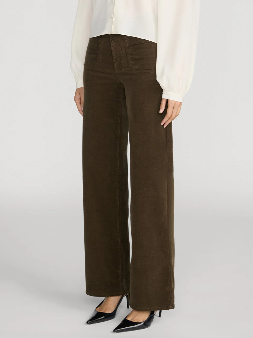 Le Slim Palazzo Modernist Pocket Corduroy