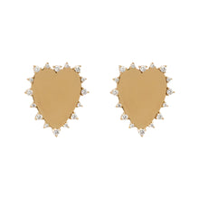 Load image into Gallery viewer, Mignonne Gavigan - Gold/Clear Everlasting Love Studs