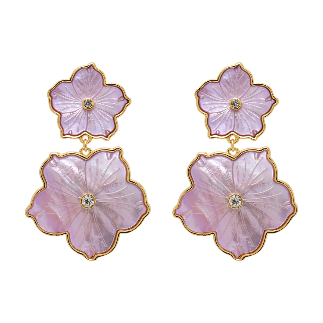 Mignonne Gavigan - Lilac Lux Paloma Earrings