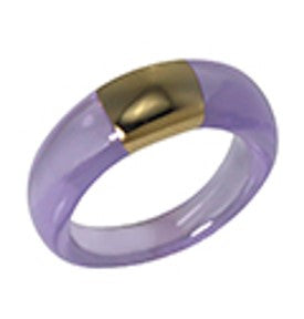 Grape Band Gold Section Ring