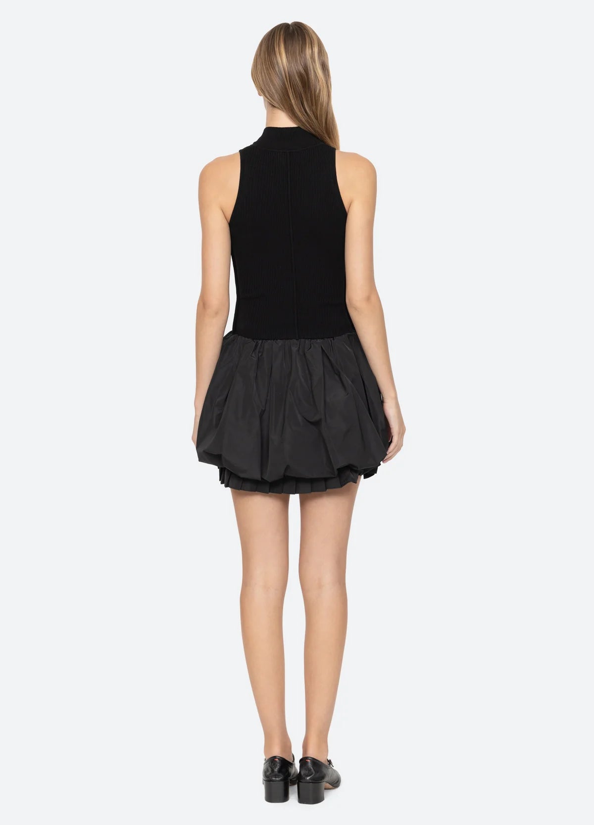 Belen Taffeta Knit Mini Bubble Dress