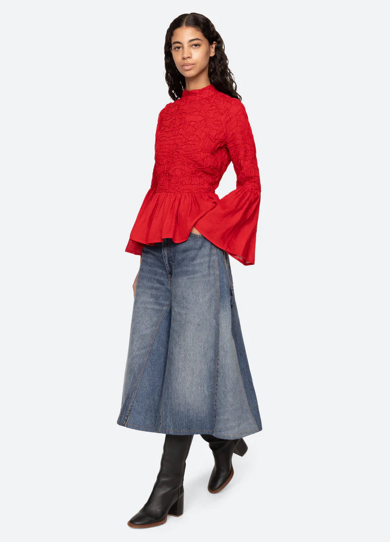 Imogen Solid Long Sleeve Top