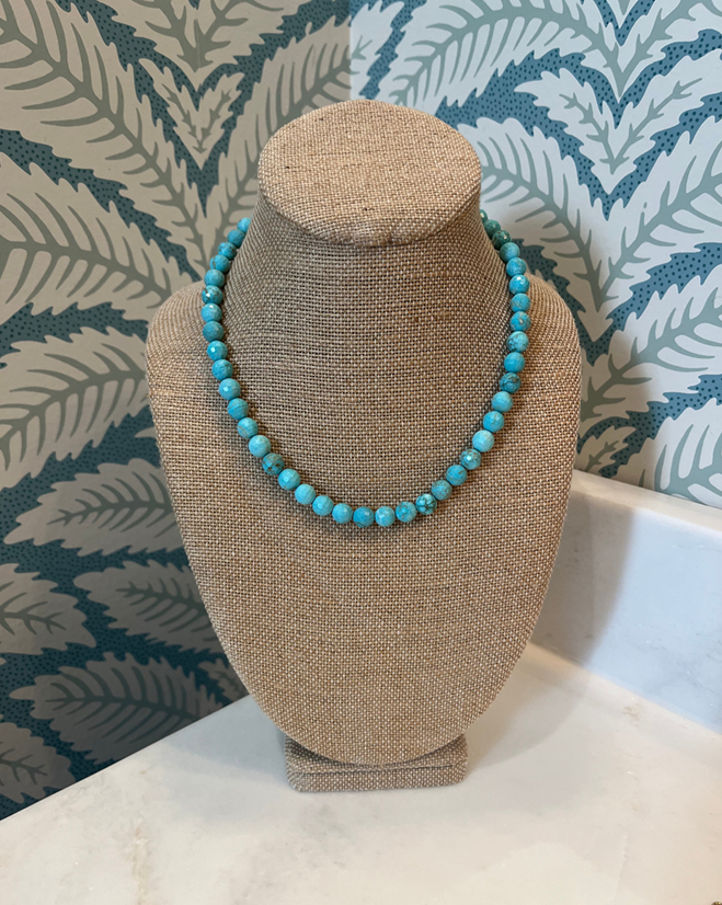 Liv James - Turquoise Round Necklace (AI AK)