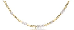 15" Choker Hope Unwritten - 3mm Pearl