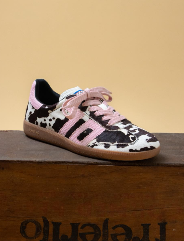 Back 70 Streetwear Cloud Cl in Cow Brown White Pink Sneaker