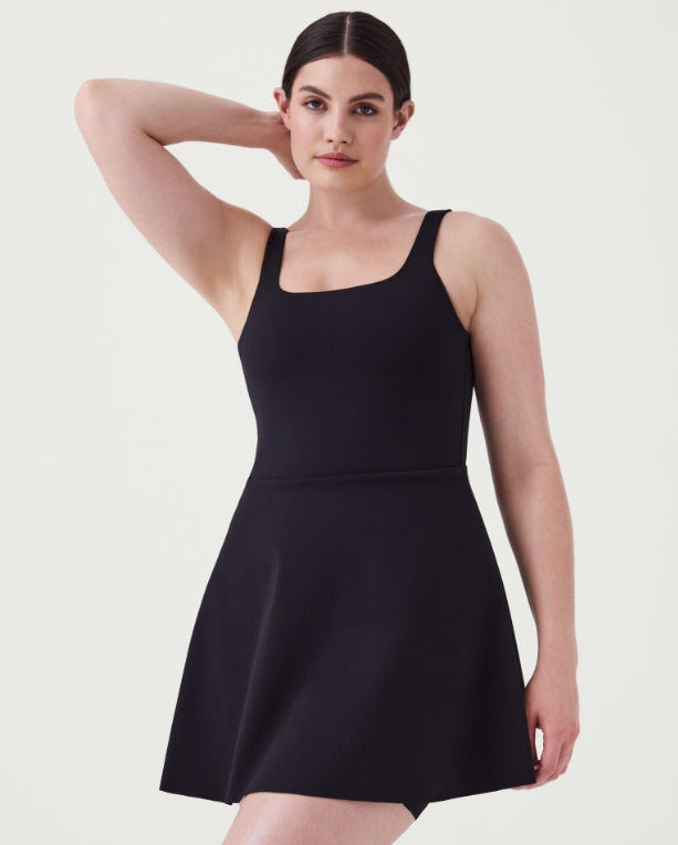 The Get Moving Easy Access Square Neck Dress