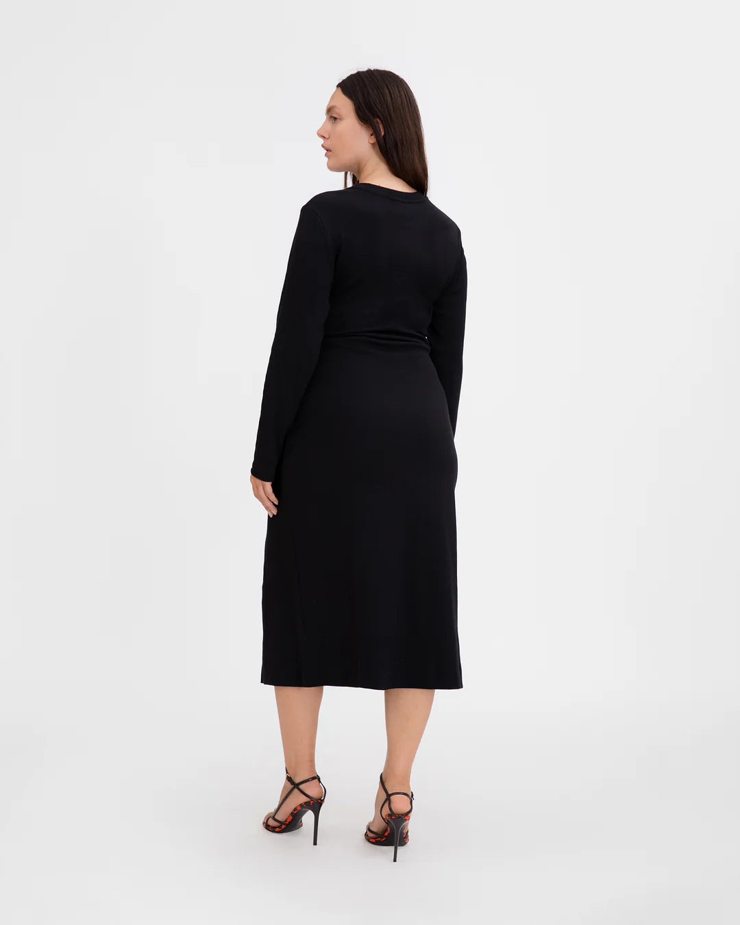 Long Sleeve Solid Cody Dress