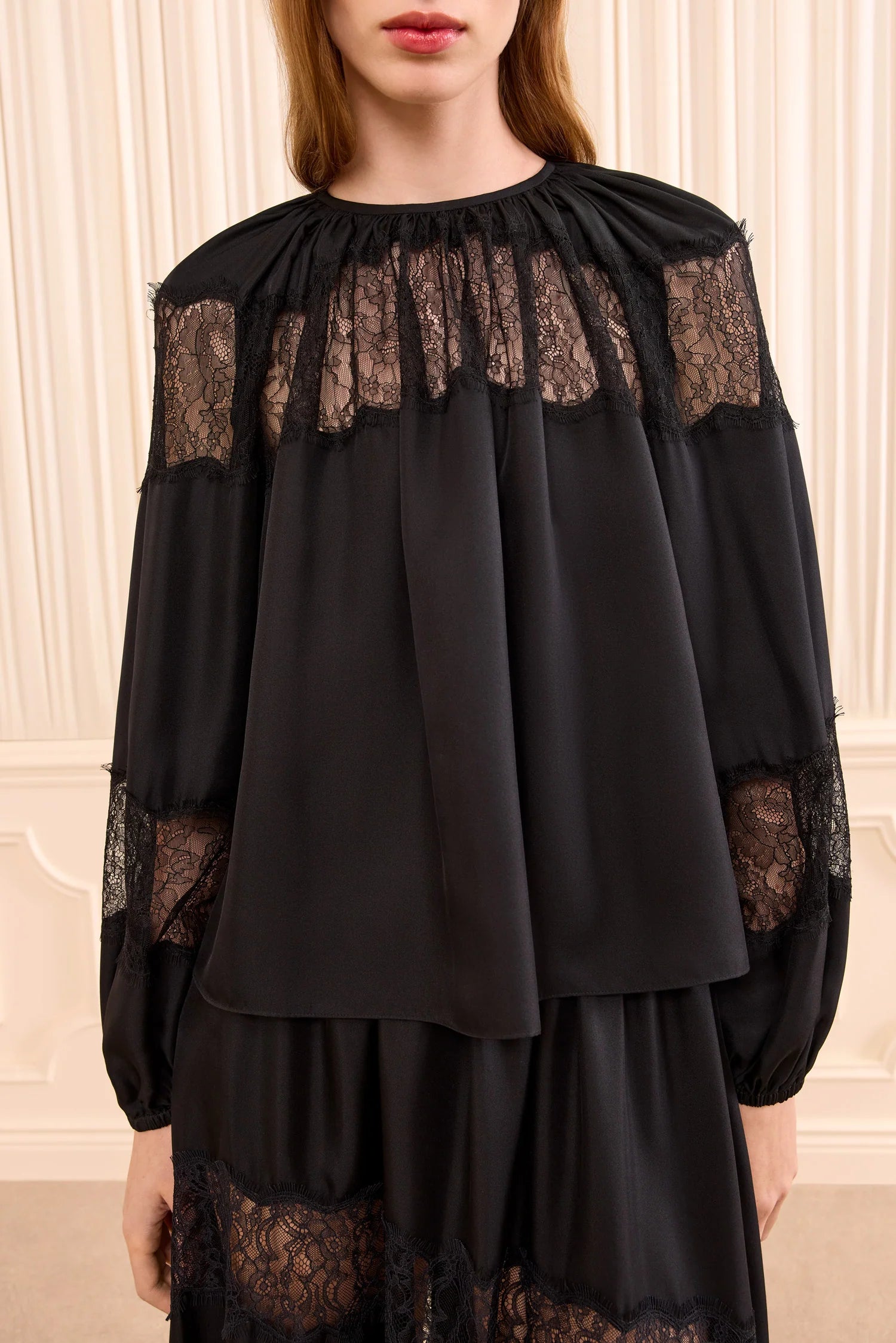 Bess Long Sleeve Silk Blouse