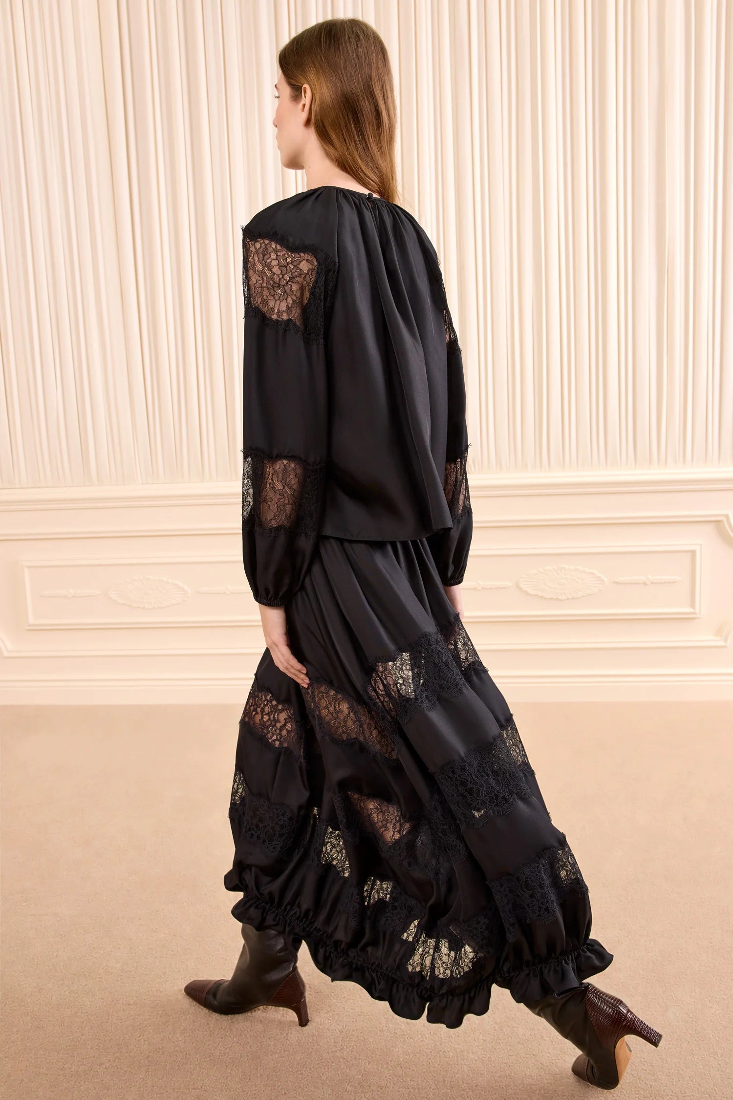 Bess Long Sleeve Silk Blouse