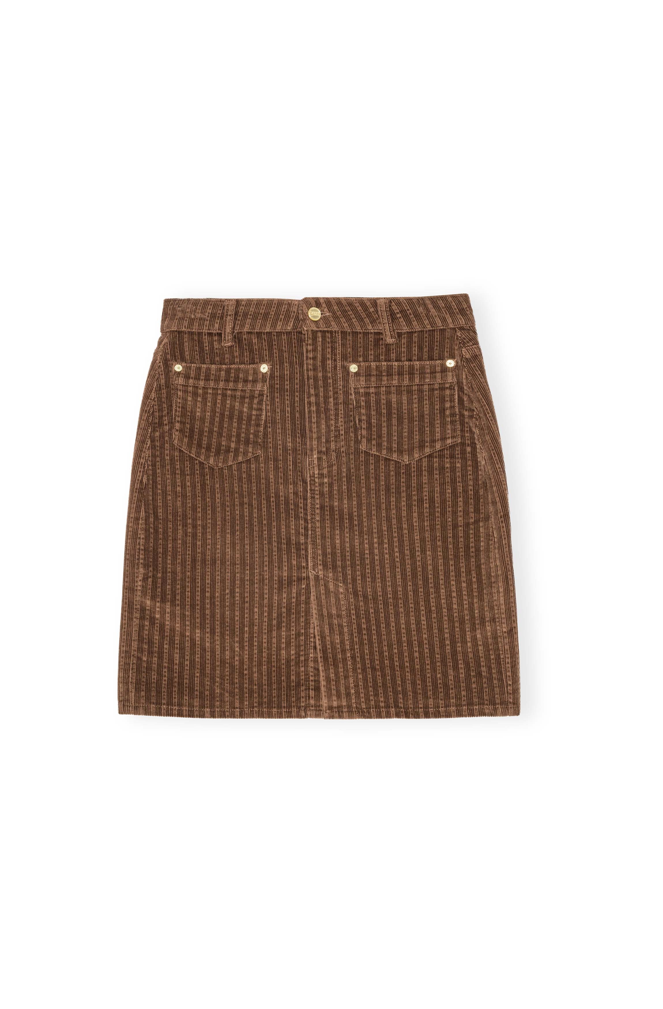 Stretch Corduroy Skirt