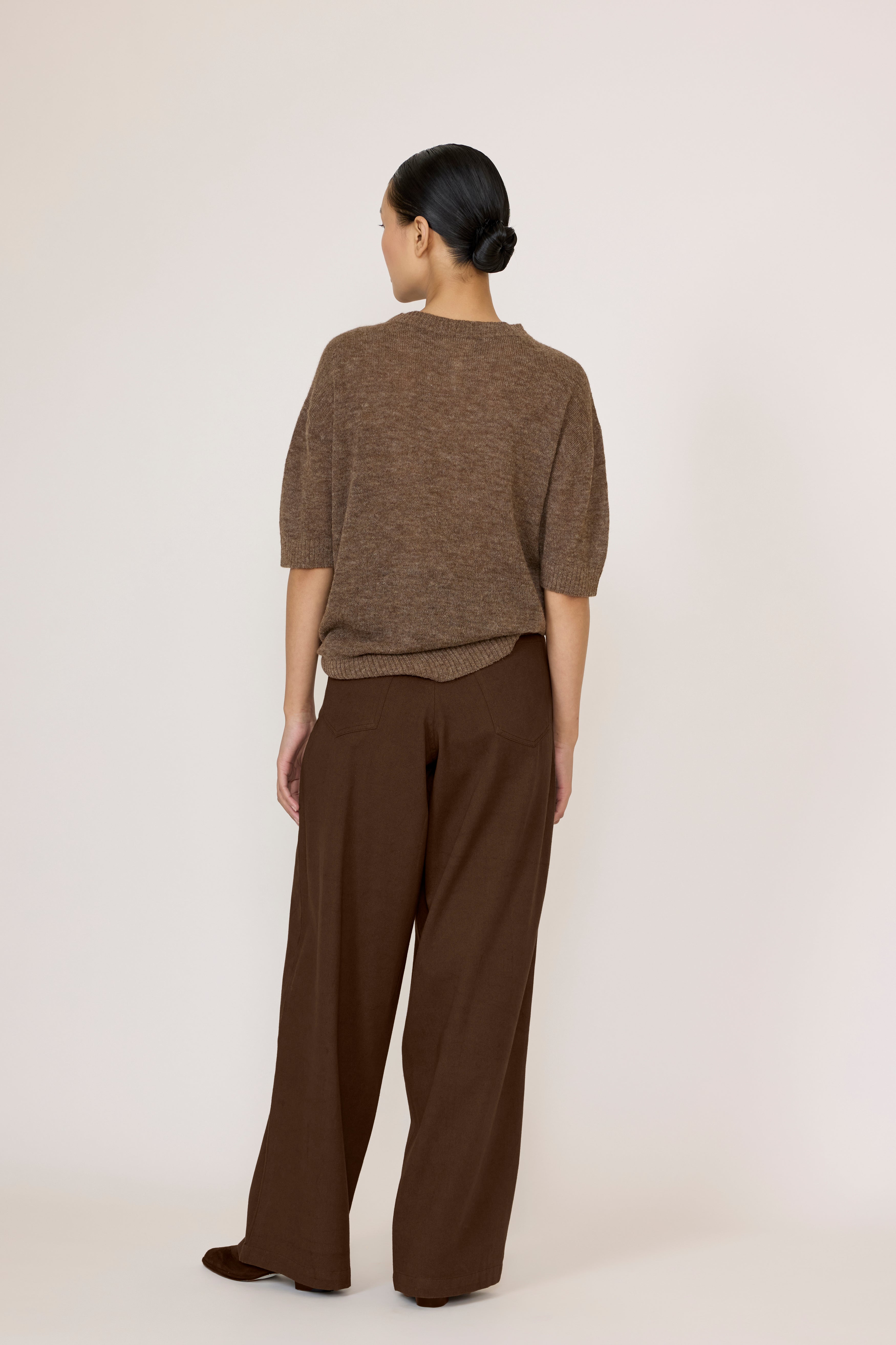 Oversized Sweater Tee - Acorn
