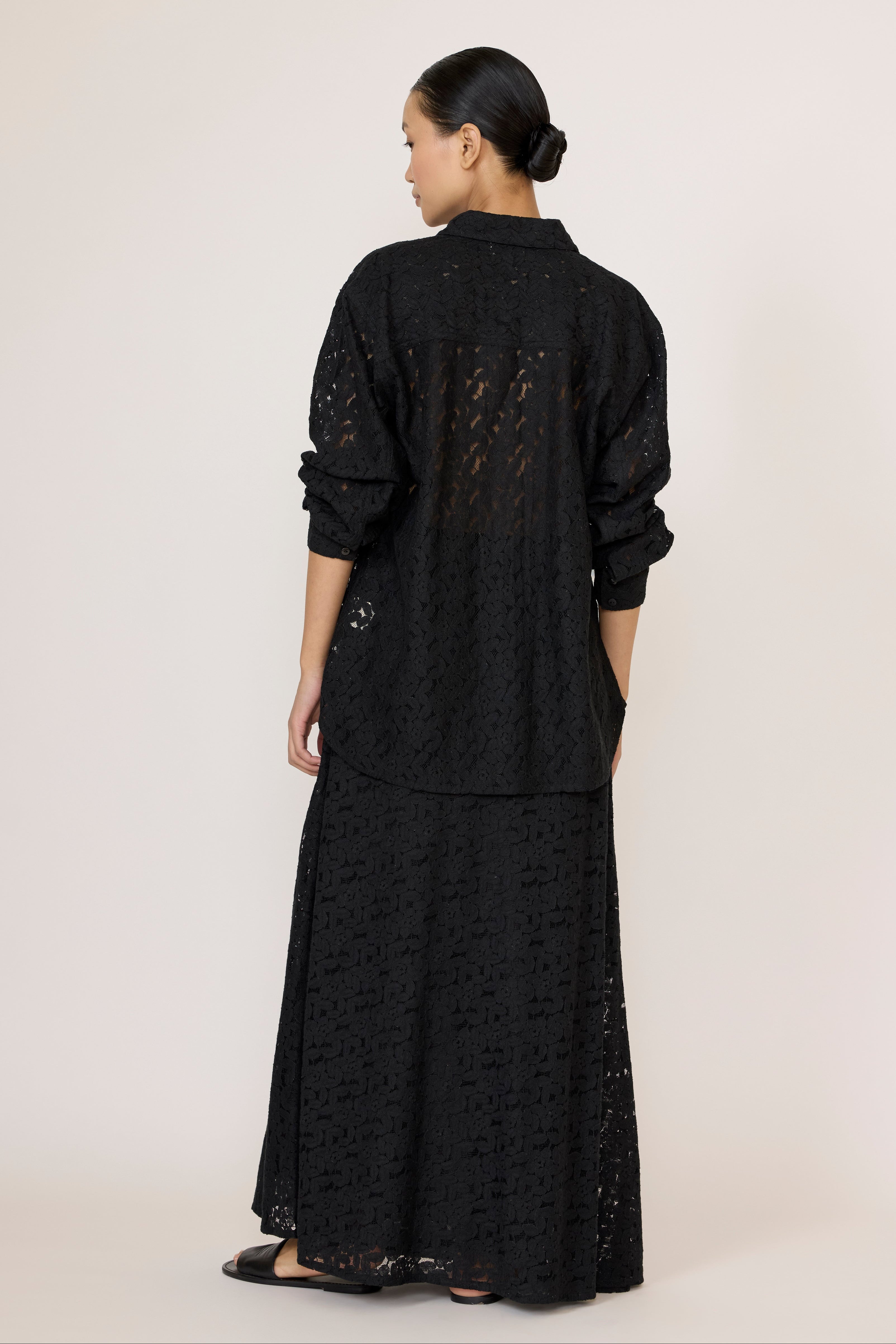 Everything Shirt - Black Lace