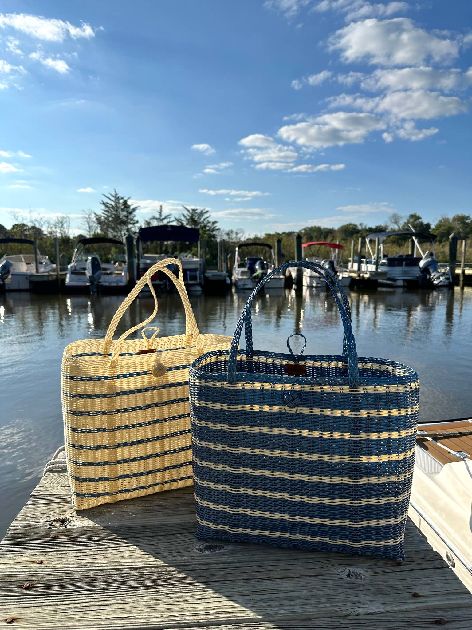 Extra Small, Sailor Stripe - Fog Blue