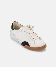 Load image into Gallery viewer, Dolce Vita - White/Black Leather Zina Sneaker