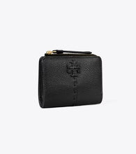 Load image into Gallery viewer, Tory Burch - Black McGraw Bi-Fold Wallet