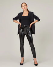 Load image into Gallery viewer, Spanx - Classic Black Faux Patent Leather Leggings
