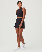 Load image into Gallery viewer, Spanx - Very Black Contour Rib Front Slit Skort