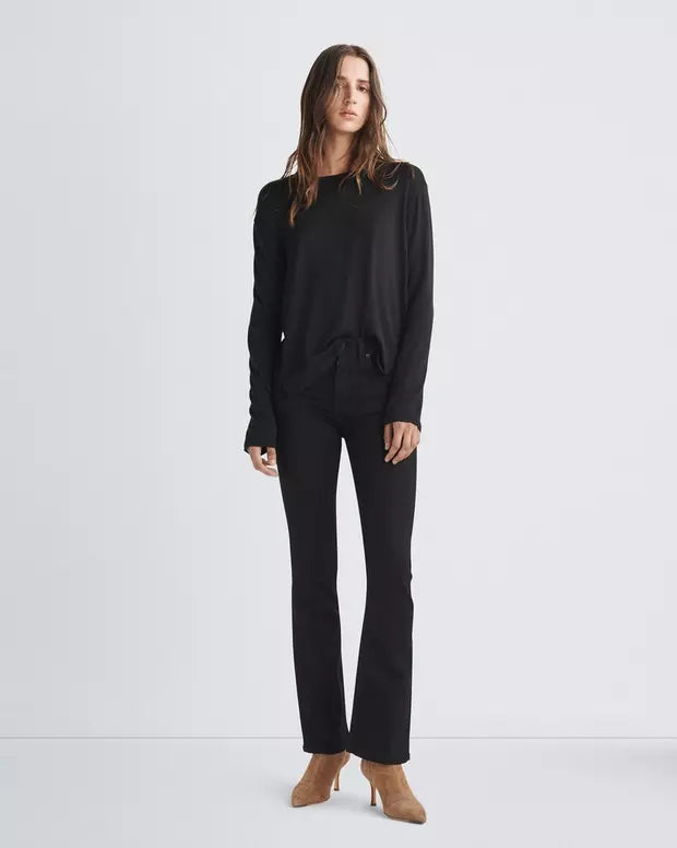 Rag & Bone - Black Long Sleeve Slub